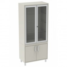 Шкаф медицинский металлический двухстворчатый Э-114-ШКП