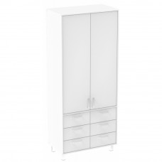 Шкаф медицинский двухстворчатый из ЛДСП Э-115-ШП-6Я