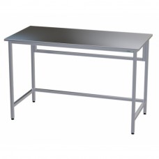 Стол медицинский инструментальный прямой Э-1180/590 из нержавеющей стали