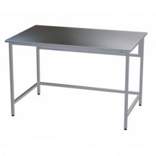 Стол медицинский инструментальный прямой Э-1180/750 из нержавеющей стали