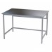Стол медицинский инструментальный прямой Э-1180/750 из нержавеющей стали