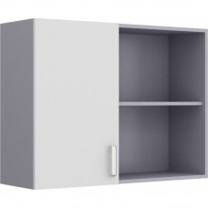 Шкаф навесной для офиса ШП-1 с полками и одной дверцей