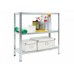 Стеллаж ES 75KD/75x30/3 оцинкованный металлический